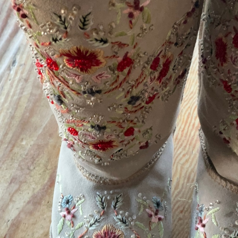 Shearling Embellished Winter Boots - image 2